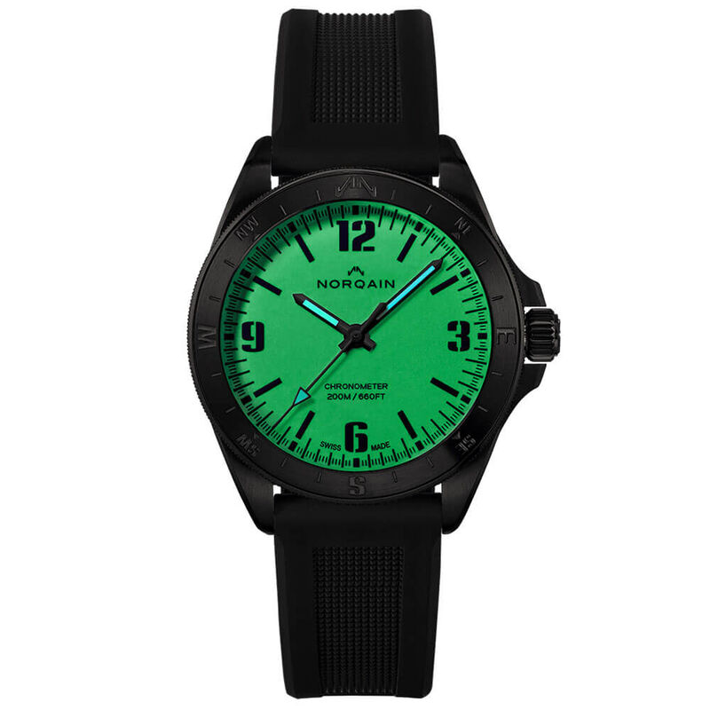 Norqain Adventure NEVEREST Night Sight Rubber Watch, 40mm image number 1