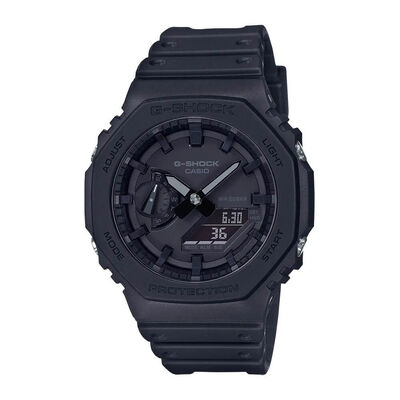 G-Shock Analog Digital Watch Black Octagon Bezel, 48.5mm