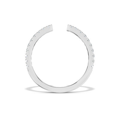 Classic Round Diamond Anniversary Band, &frac14; Carat Total Weight, 14K White Gold