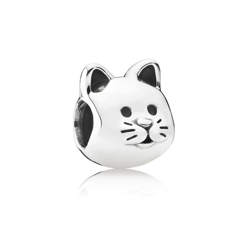 Pandora Curious Cat Charm image number 1