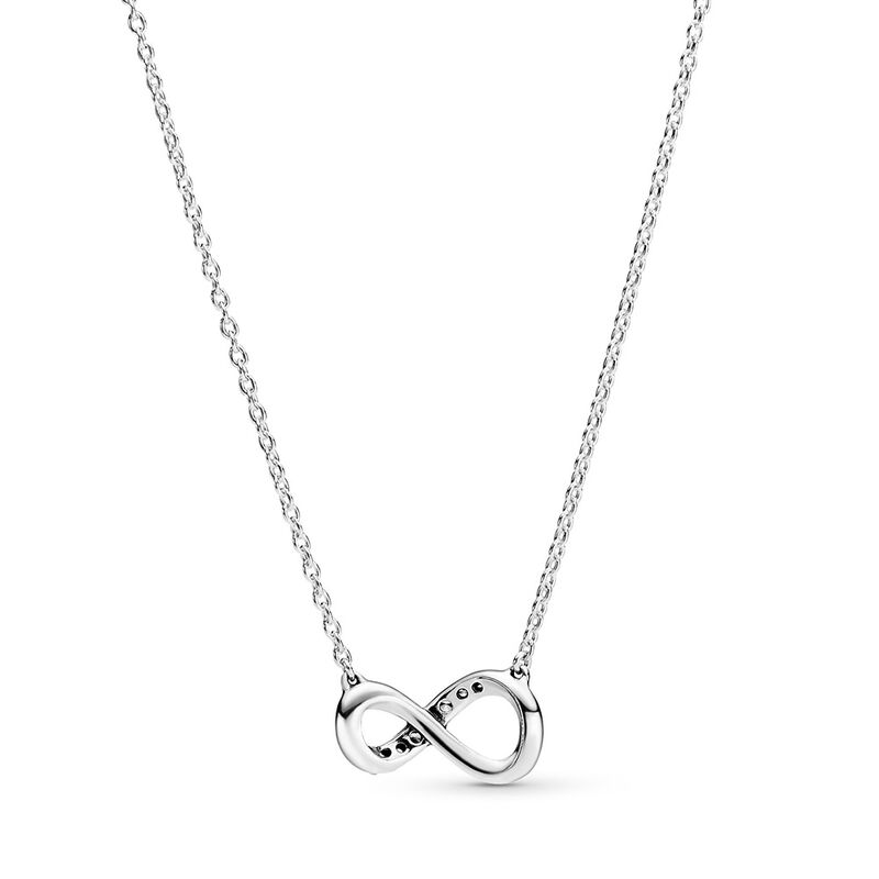 Pandora Sparkling Infinity CZ Collier Necklace image number 1