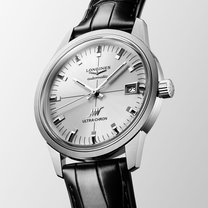 Longines Ultra-Chron Classic Silver Dial Watch, 37mm image number 3