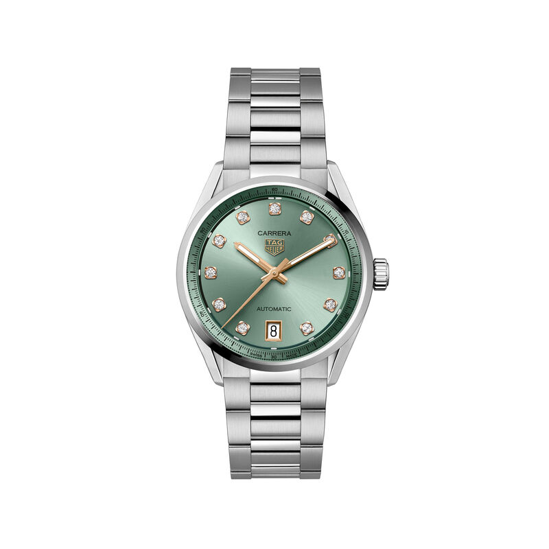 TAG Heuer Carrera Date Watch Green Dial, 36mm image number 0