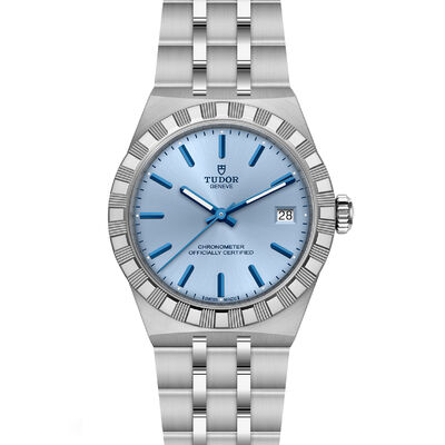 TUDOR Royal Blue Dial Watch, 36mm