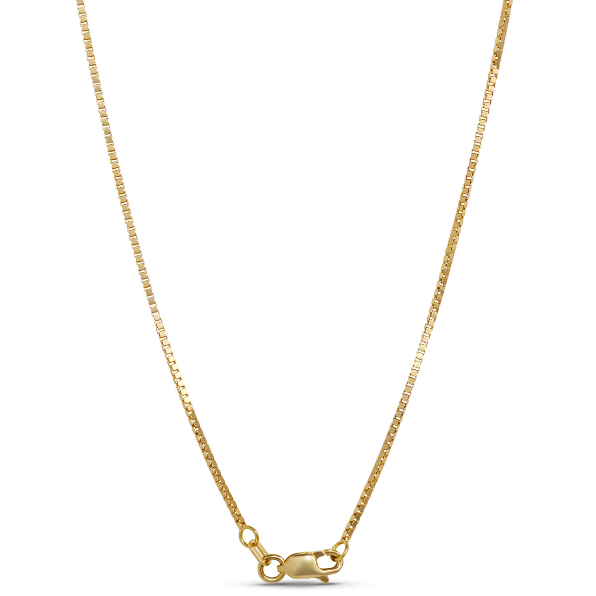 Box Chain 14K Yellow Gold, 18