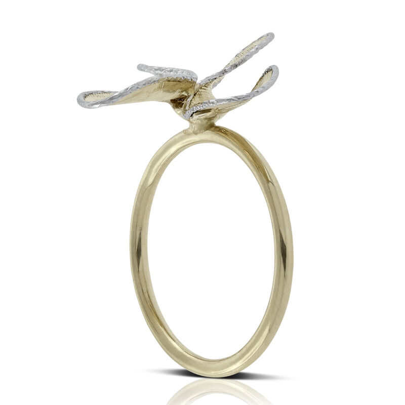 Toscano Butterfly Ring 14K image number 2