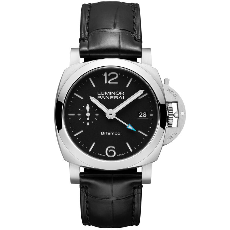 Panerai Luminor Quaranta BiTempo Watch Black Dial, 40MM image number 0