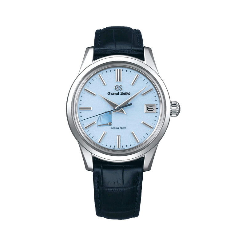 Grand Seiko Elegance Collection Watch Blue Dial Black Leather Strap, 40.2mm image number 0