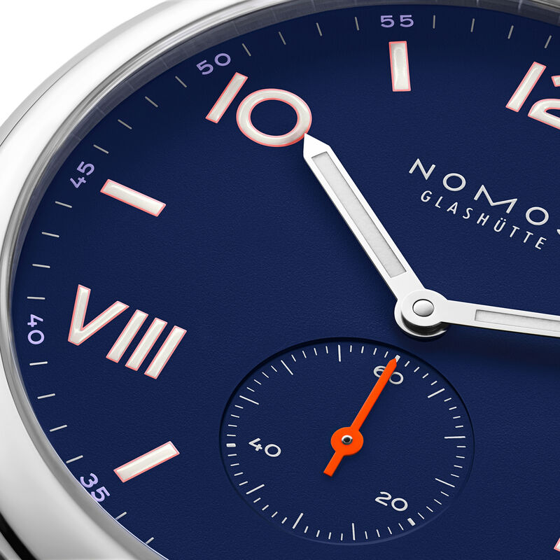 NOMOS Club Campus 38 Night Sky Blue Dial Watch, 38.5mm image number 3