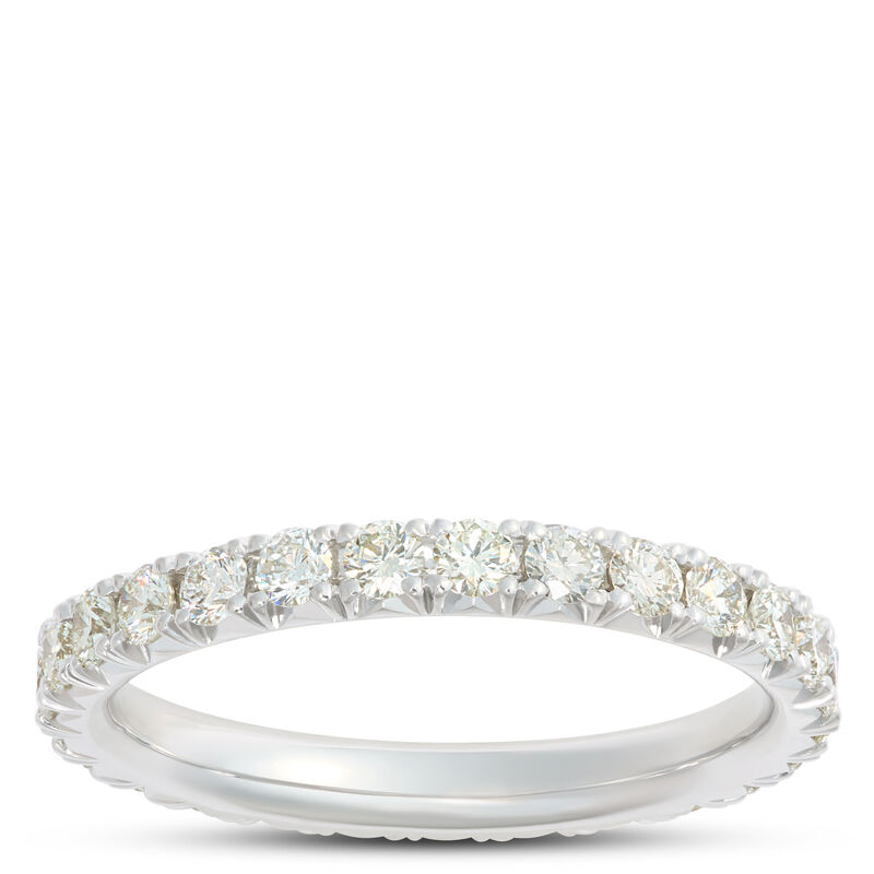1 Carat Diamond Eternity Band Set in White Gold image number 0