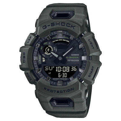G-Shock GBA-900 Series Watch Black Dial Green Strap, 51mm