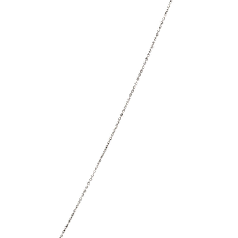 Pear Shaped Diamond Necklace, ⅓ Carat Total Weight, 14K White Gold image number 3