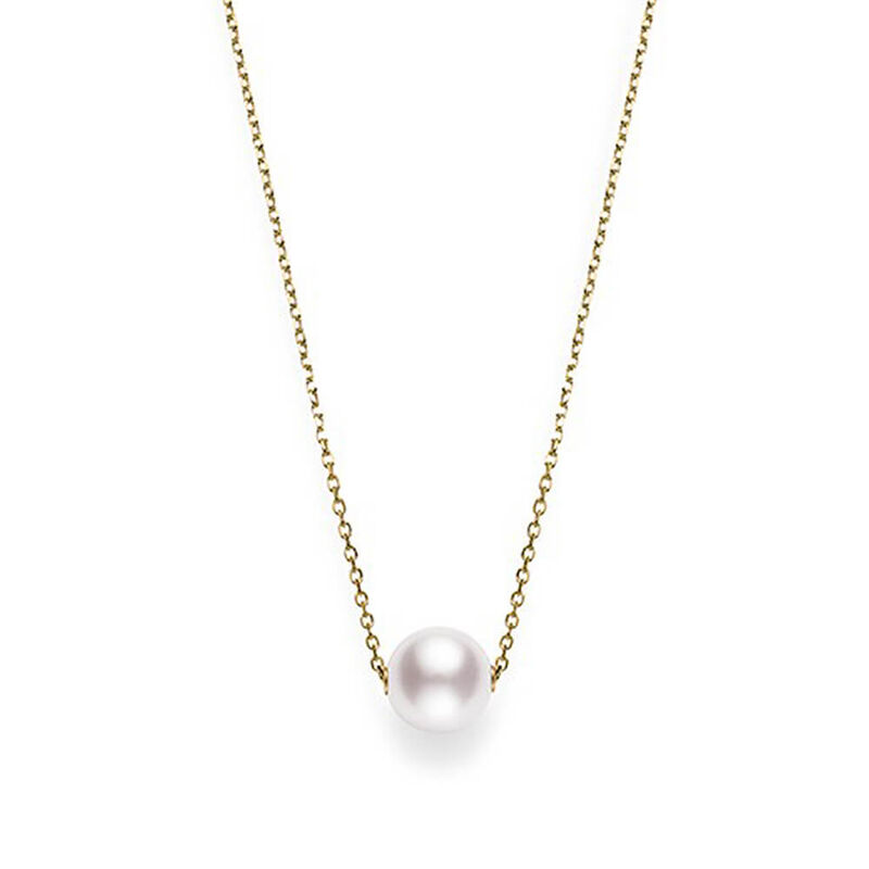 Mikimoto Akoya Cultured Pearl Necklace 8mm, A+, 18K image number 0