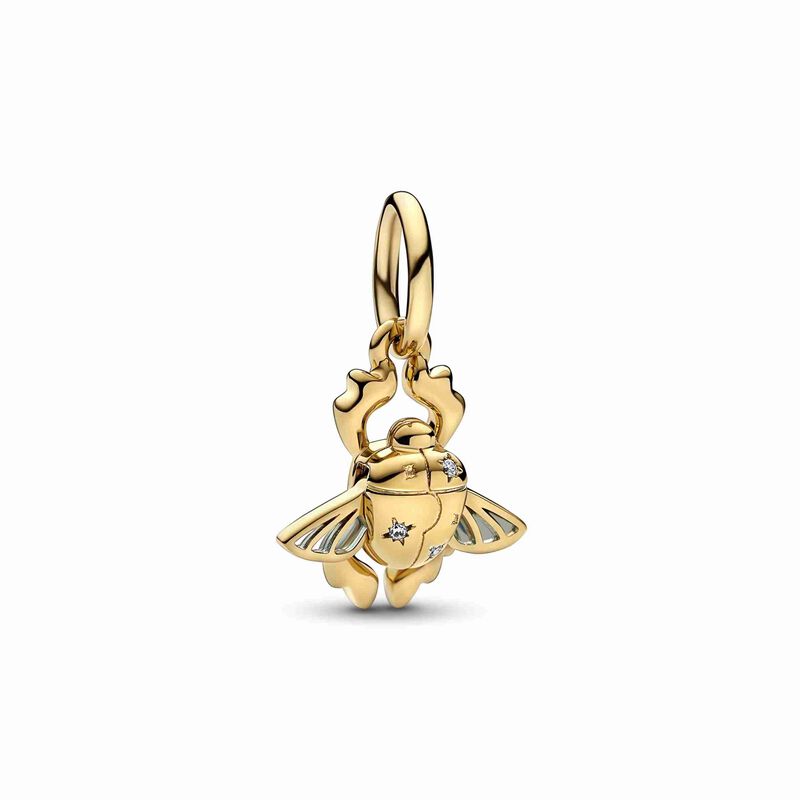 Pandora Disney Aladdin Scarab Beetle Dangle Charm image number 0
