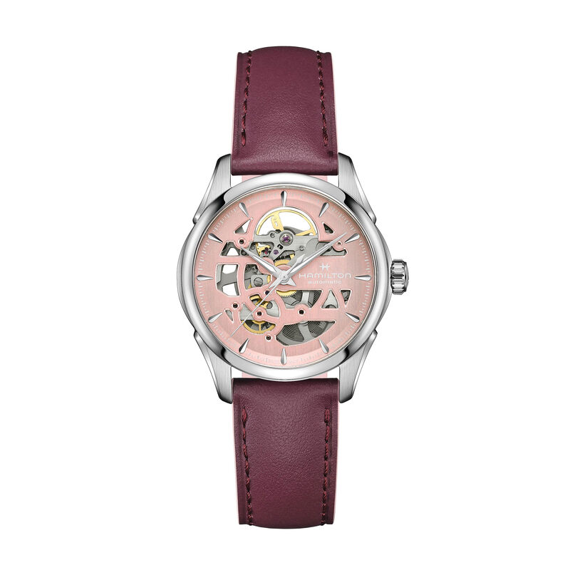 Hamilton Jazzmaster Skeleton Lady Auto Pink Dial Watch, 36mm image number 0