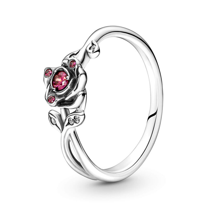 Pandora Disney Beauty and the Beast Rose CZ Ring image number 0