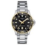 Tissot Seastar 1000 Black Steel Quartz Watch, 36mm
