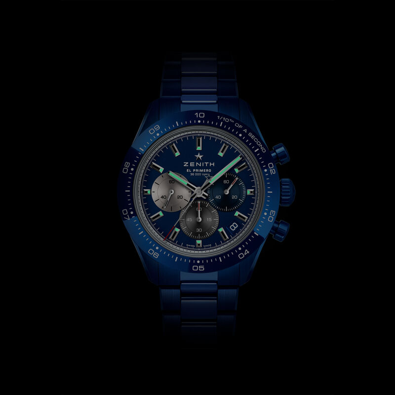 Zenith Chronomaster Sport 160th Anniversary Edition Blue Dial Watch, 41mm image number 5