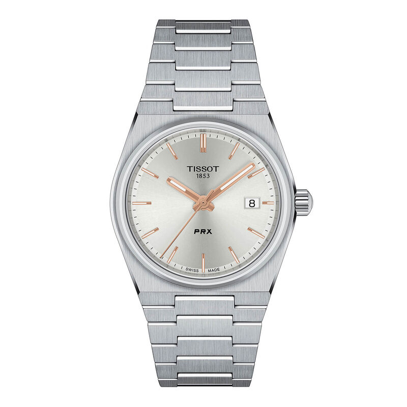 Tissot PRX Watch Silver Dial, 35mm image number 1
