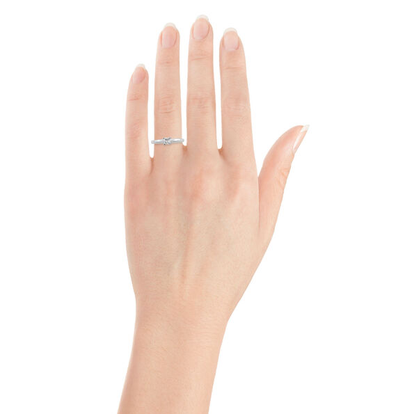 Ikuma Canadian Princess Cut Diamond Ring 14K, 1/3 ct.