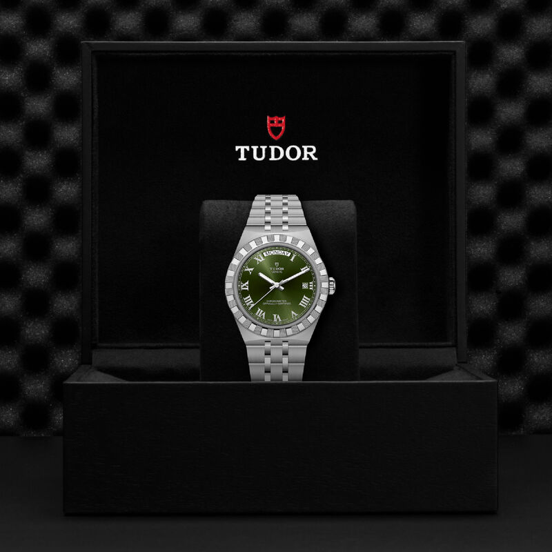 TUDOR Royal Green Dial Watch, 40mm image number 4