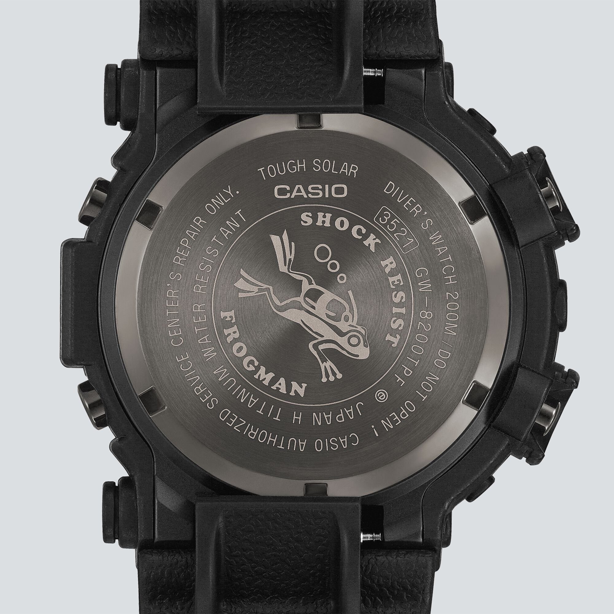 【新品】カシオ G-SHOCK MASTER OF G-SEA FROGMAN G-Shock Master of G - Sea Frogman Gray Dial Watch, 50.3mm