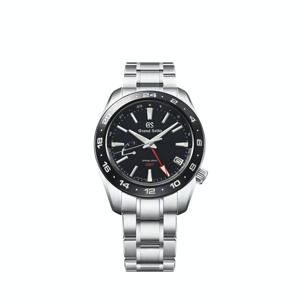Grand Seiko Sport Collection Spring Drive GMT Black Dial Watch, 40.5mm