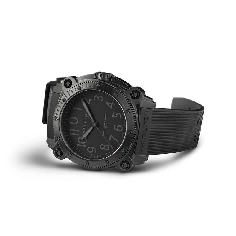 Hamilton Khaki Navy BeLOWZERO Limited Edition Red Detailed TENET Watch, 46mm image number 1