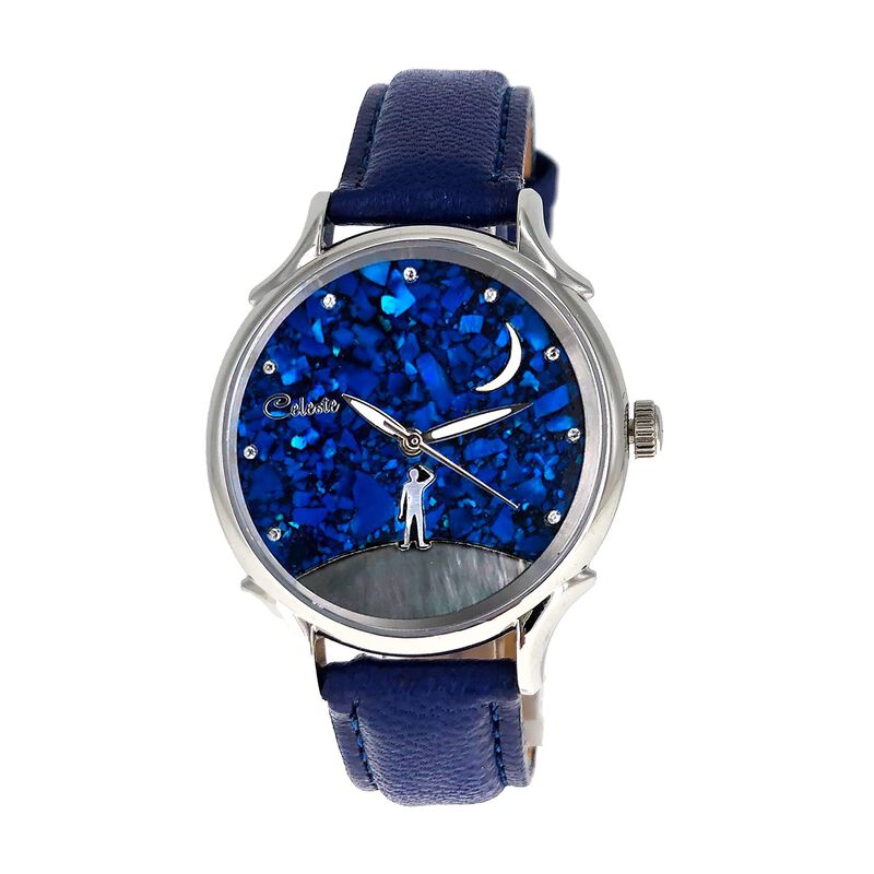 Celeste Stargazer Blue Dial Watch, 35mm image number 0