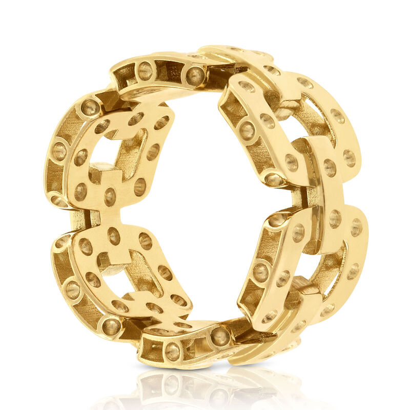 Roberto Coin Pois Moi Link Ring 18K image number 4