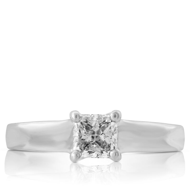 Ikuma Canadian Princess Cut Diamond Solitaire Ring 14K, 3/4 ct. image number 2