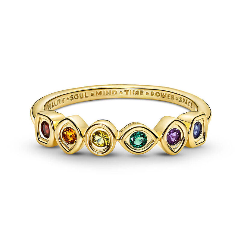 Pandora Marvel The Avengers Infinity Stones Crystal Ring image number 2