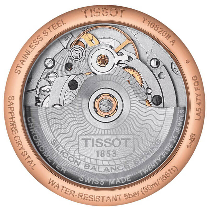 Tissot Ballade Powermatic 80 COSC Rose PVD Watch, 32mm image number 2