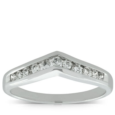 Diamond Contour Band 14K