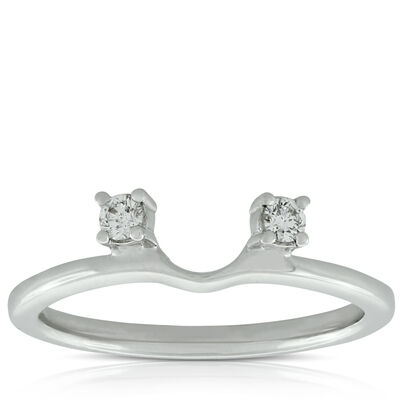 Diamond Contour Wrap Band 14K