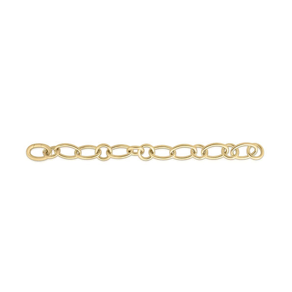 Roberto Coin Oval and Round Link Bracelet 18K Yellow Gold, 8 Inch