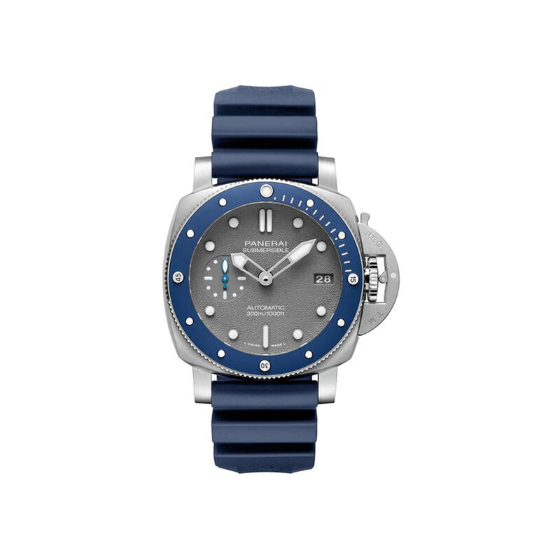 Pre-Owned Panerai Luminor Submersible Gray Dial Watch, 42mm image number 0
