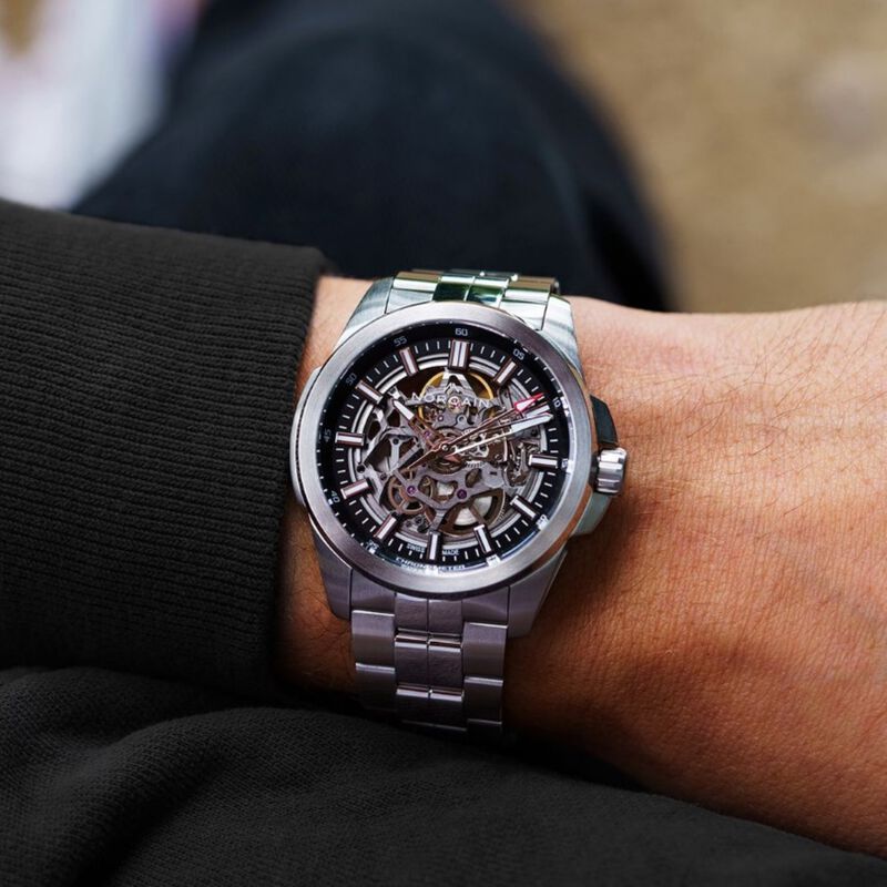 NORQAIN Independence Skeleton Dial Watch, 42mm image number 2