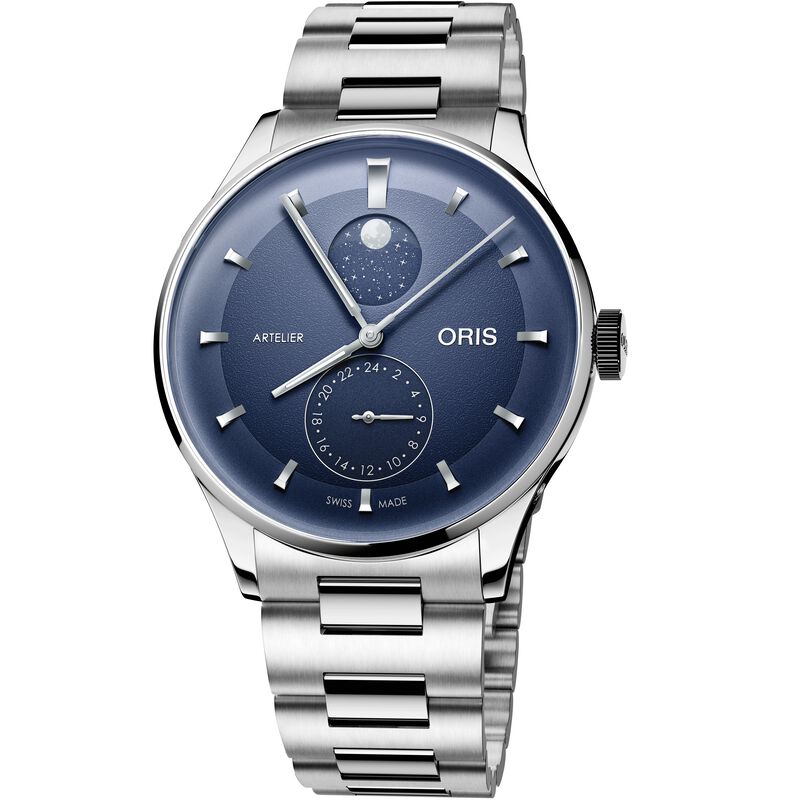 Oris Artelier Complication Blue Dial Watch, 39.5mm image number 0