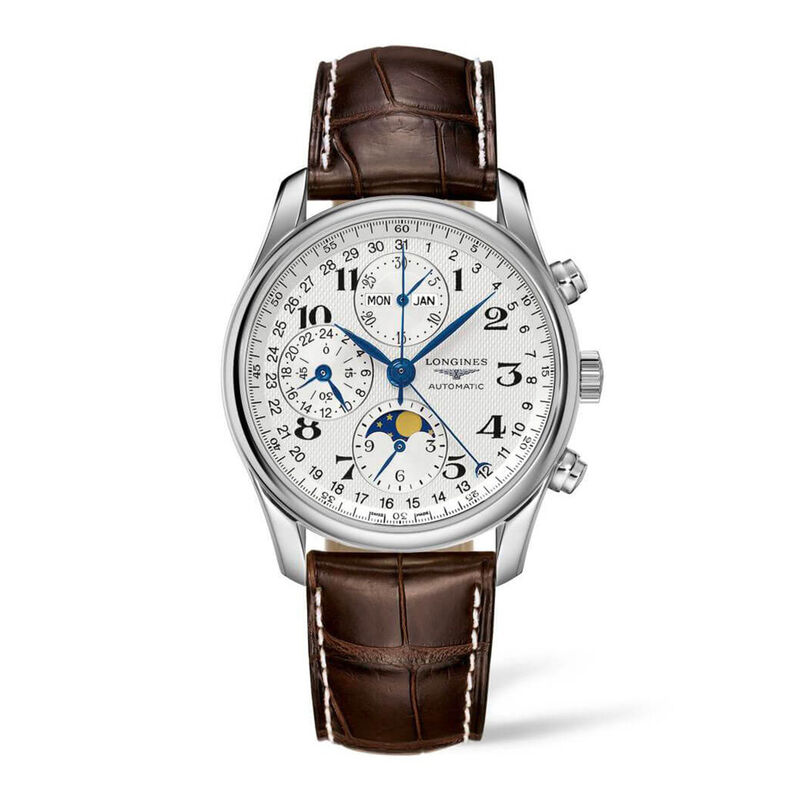 Longines Master Moon Phase Automatic Chronograph Watch, 40mm image number 0