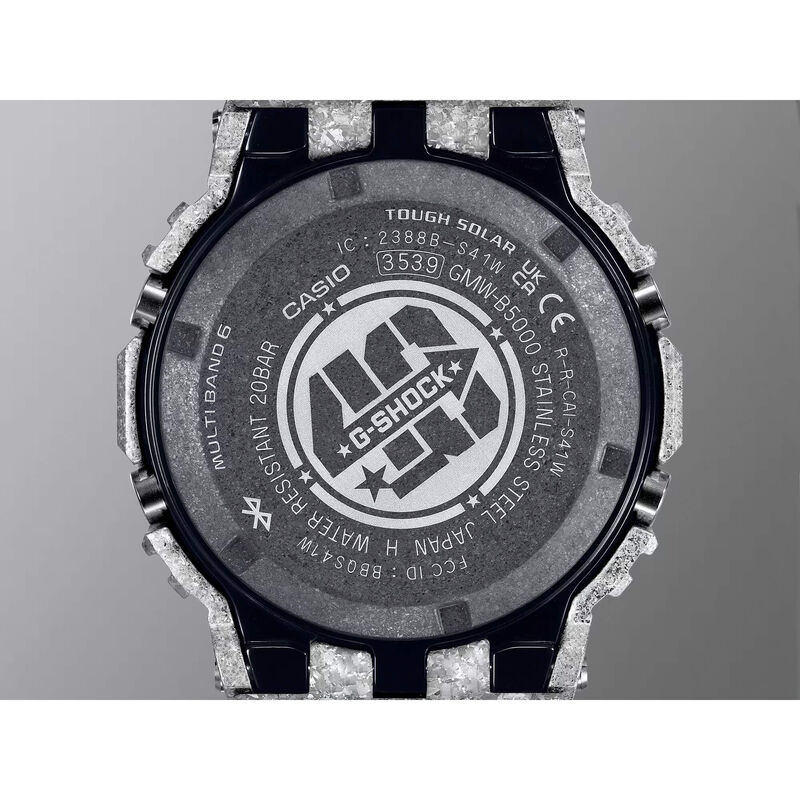 G-Shock Full Metal Watch Digital Dial Silver-Tone Steel Bracelet, 49.3mm image number 1