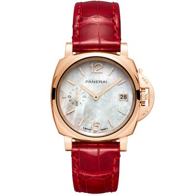 Panerai Luminor Due Goldtech™ Madreperla White Dial Watch, 38mm