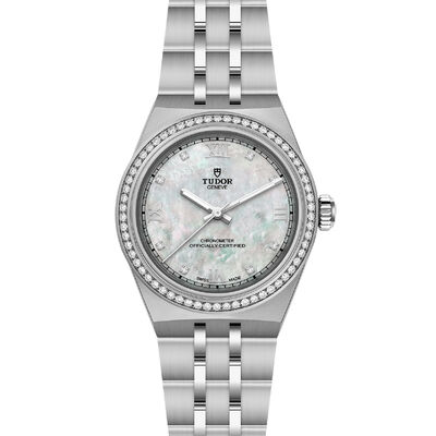 TUDOR Royal White Dial Watch, 30mm