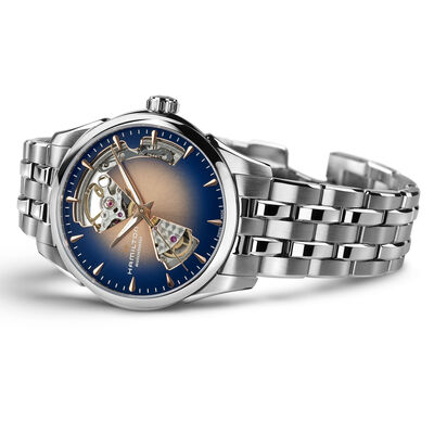 Hamilton Jazzmaster Open Heart Lady Auto Champaigne Dial Watch, 36mm