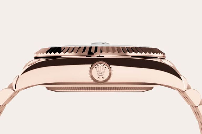 rolex sky-dweller in 18 ct everose gold, m336935-0008 - 18 ct everose gold - ben bridge