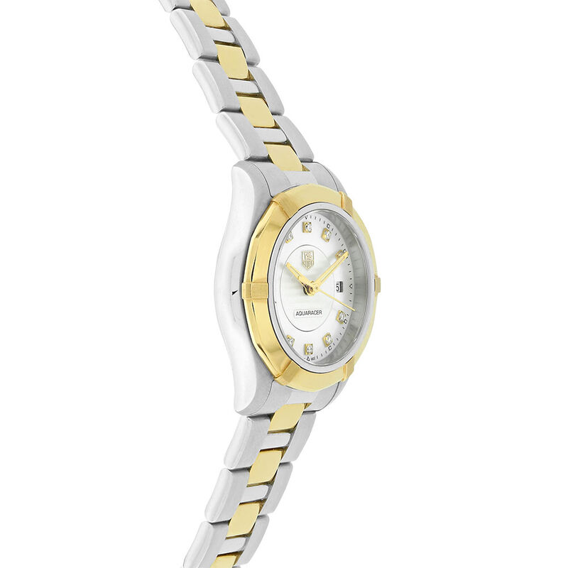 Pre-Owned TAG Heuer Aquaracer Diamond Watch, 27mm, 5N Rose & Steel image number 2