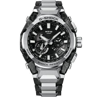 G-Shock MTG Series Black Dial Watch, 45.3mm