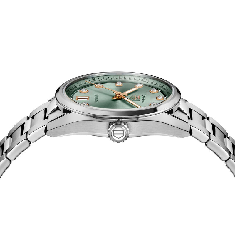TAG Heuer Carrera Date Watch Green Dial, 36mm image number 2