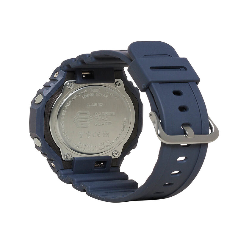 G-Shock 2100 Series Watch Blue Dial Blue Strap, 48.5mm image number 1