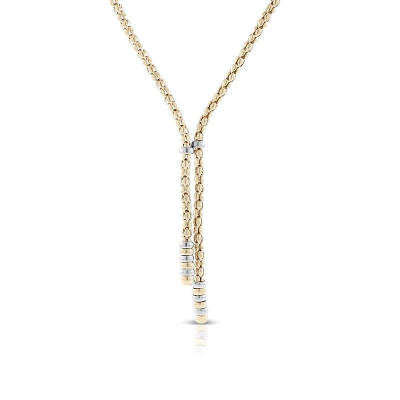 Toscano Beaded Lariat Necklace 14K image number 1